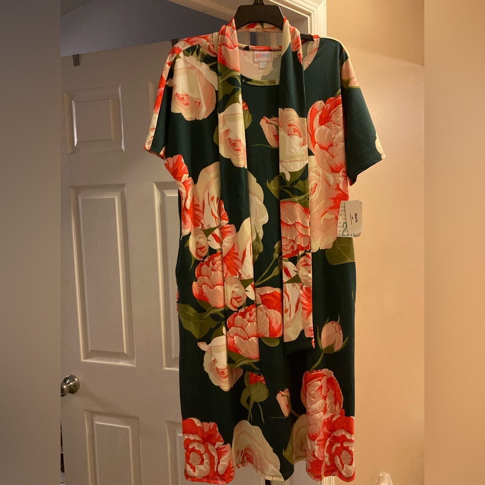 Lularoe Green Marly dress